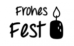 Frohes Fest Bügelbild